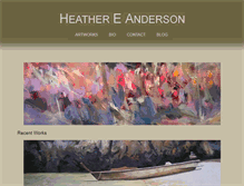 Tablet Screenshot of heather-anderson.com
